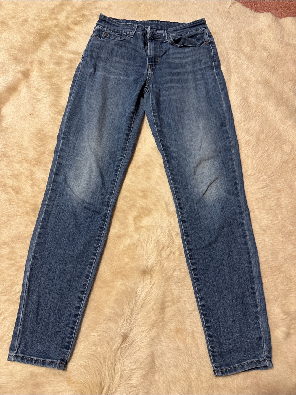 Signature by Levi Strauss Women’s Dark Blue Straight Leg Jeans